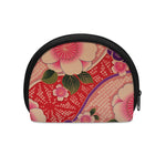 Cherry Blossom Kimono Pattern Print Coin Purse