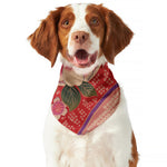 Cherry Blossom Kimono Pattern Print Dog Bandana