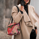 Cherry Blossom Kimono Pattern Print Double Strap Bible Bag