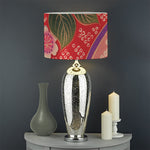 Cherry Blossom Kimono Pattern Print Drum Lamp Shade