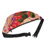 Cherry Blossom Kimono Pattern Print Fanny Pack