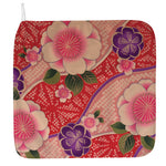 Cherry Blossom Kimono Pattern Print Hand Towel