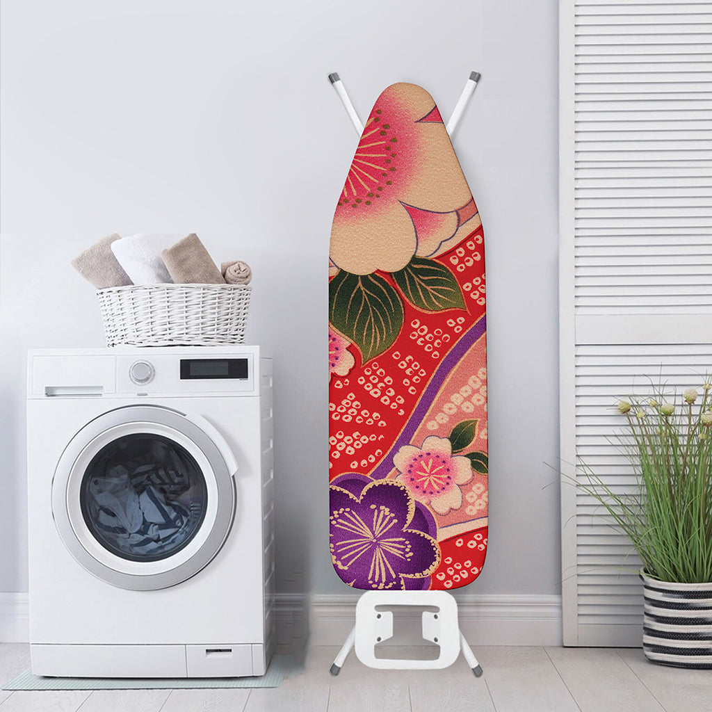 Cherry Blossom Kimono Pattern Print Ironing Board Cover