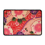 Cherry Blossom Kimono Pattern Print Kitchen Mat