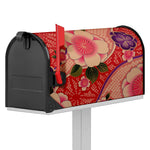 Cherry Blossom Kimono Pattern Print Mailbox Cover