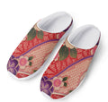 Cherry Blossom Kimono Pattern Print Mesh Casual Shoes