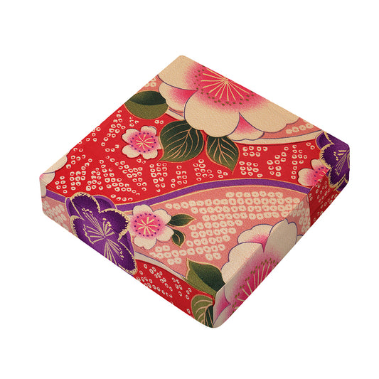 Cherry Blossom Kimono Pattern Print Outdoor Seat Cushion Cover