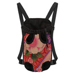 Cherry Blossom Kimono Pattern Print Pet Carrier Backpack