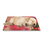 Cherry Blossom Kimono Pattern Print Pet Cooling Mat Cover