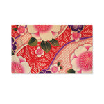 Cherry Blossom Kimono Pattern Print Polyester Flag