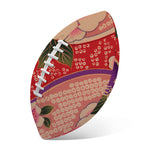 Cherry Blossom Kimono Pattern Print Rugby Ball