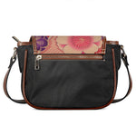 Cherry Blossom Kimono Pattern Print Saddle Bag