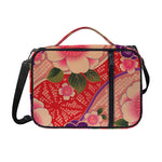 Cherry Blossom Kimono Pattern Print Shoulder Strap Bible Bag