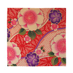 Cherry Blossom Kimono Pattern Print Silk Bandana
