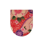 Cherry Blossom Kimono Pattern Print Toilet Lid Cover
