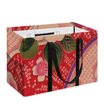 Cherry Blossom Kimono Pattern Print Utility Tote Bag