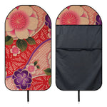 Cherry Blossom Kimono Pattern Print Waterproof Car Seat Cover