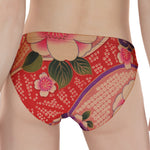 Cherry Blossom Kimono Pattern Print Women's Panties