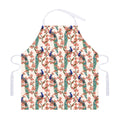 Cherry Blossom Peacock Print Adjustable Apron