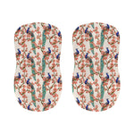 Cherry Blossom Peacock Print Bar Stool Covers