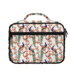 Cherry Blossom Peacock Print Briefcase Bible Bag