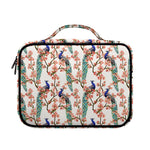Cherry Blossom Peacock Print Briefcase Bible Bag