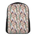Cherry Blossom Peacock Print Casual Backpack