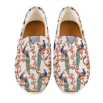 Cherry Blossom Peacock Print Casual Shoes