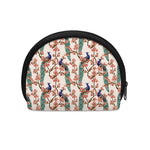 Cherry Blossom Peacock Print Coin Purse