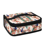 Cherry Blossom Peacock Print Small Lunch Bag