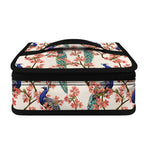 Cherry Blossom Peacock Print Small Lunch Bag