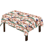 Cherry Blossom Peacock Print Tablecloth