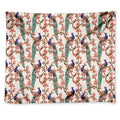 Cherry Blossom Peacock Print Tapestry