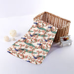 Cherry Blossom Peacock Print Towel