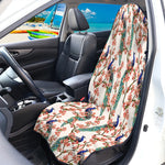 Cherry Blossom Peacock Print Waterproof Car Seat Cover