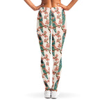 Cherry Blossom Peacock Print Women's Leggings