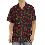 Cherry Fruit Pattern Print Aloha Shirt