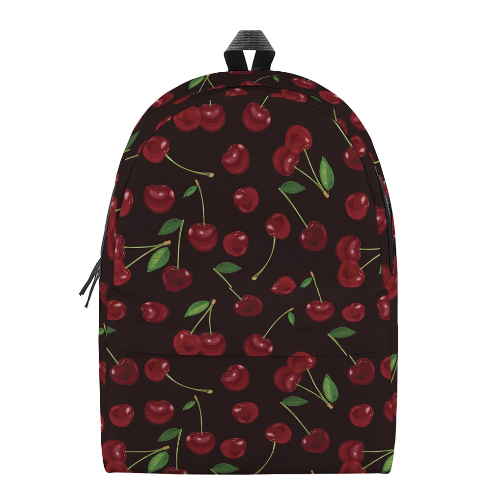 Cherry Fruit Pattern Print Backpack