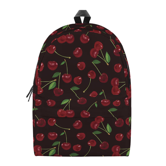 Cherry Fruit Pattern Print Backpack
