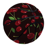 Cherry Fruit Pattern Print Basketball