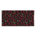 Cherry Fruit Pattern Print Beach Towel