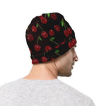 Cherry Fruit Pattern Print Beanie