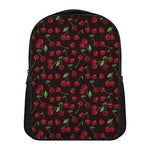 Cherry Fruit Pattern Print Casual Backpack
