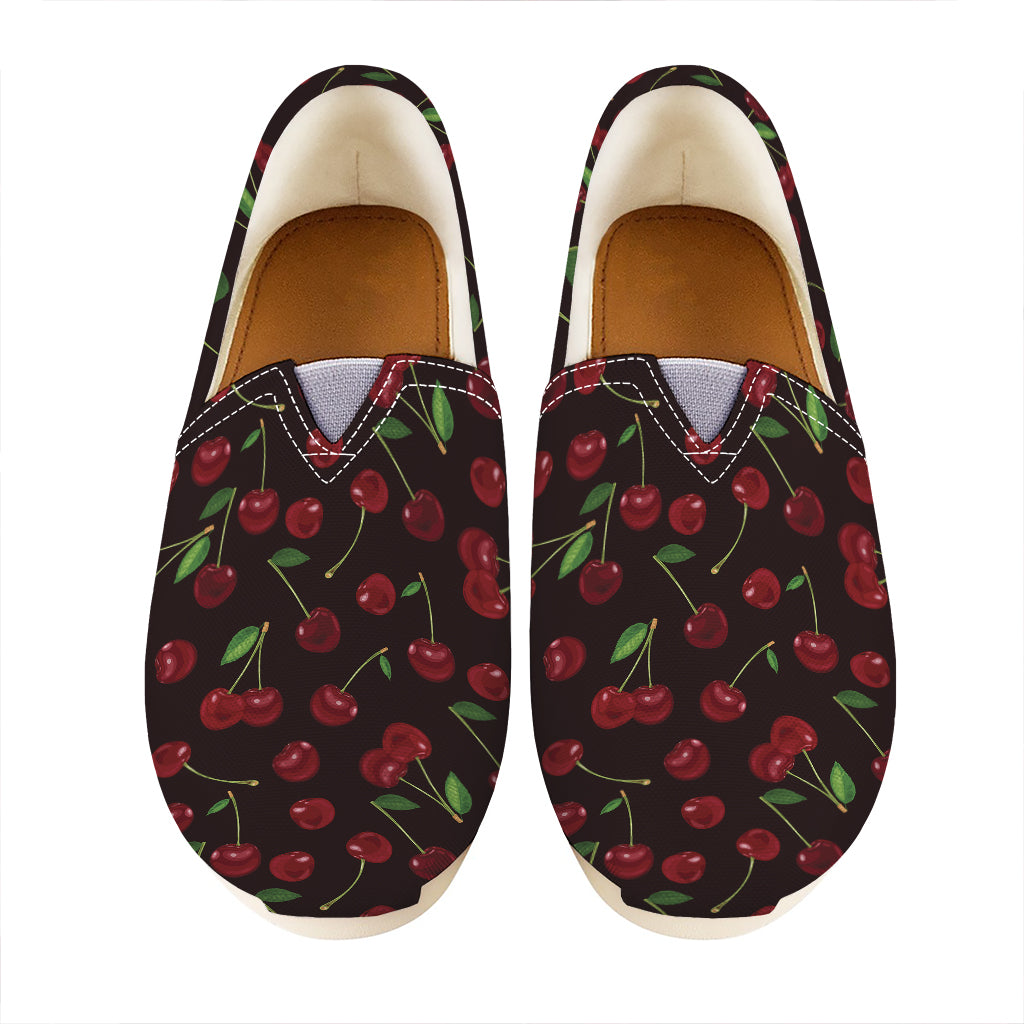 Cherry Fruit Pattern Print Casual Shoes