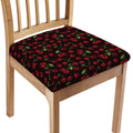 Cherry Fruit Pattern Print Chair Cushion Cover