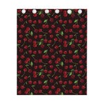 Cherry Fruit Pattern Print Curtain