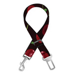 Cherry Fruit Pattern Print Dog Seat Belt