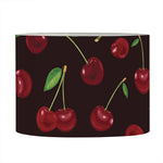 Cherry Fruit Pattern Print Drum Lamp Shade
