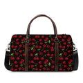 Cherry Fruit Pattern Print Duffel Bag