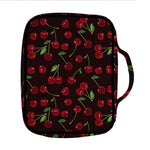 Cherry Fruit Pattern Print Front Pocket Bible Bag
